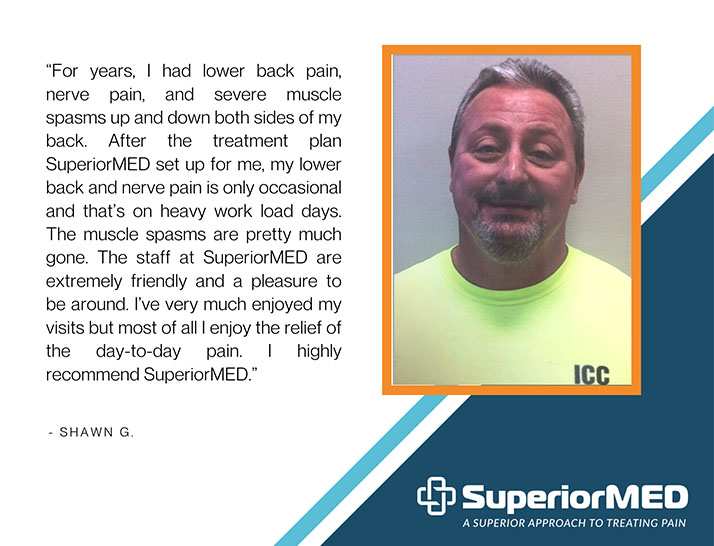 Chronic Pain Peoria IL Testimonial Shawn G